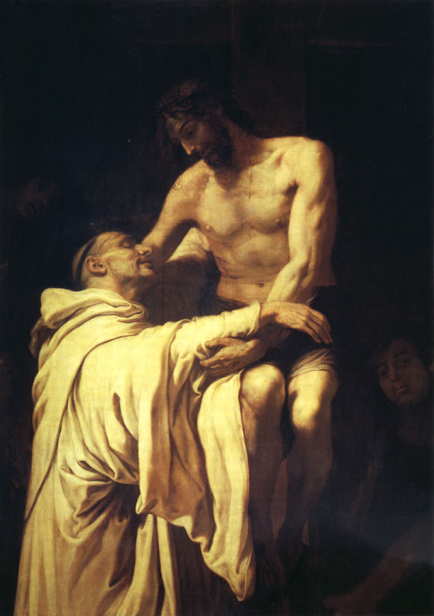 Christ Embracing St.Bernard